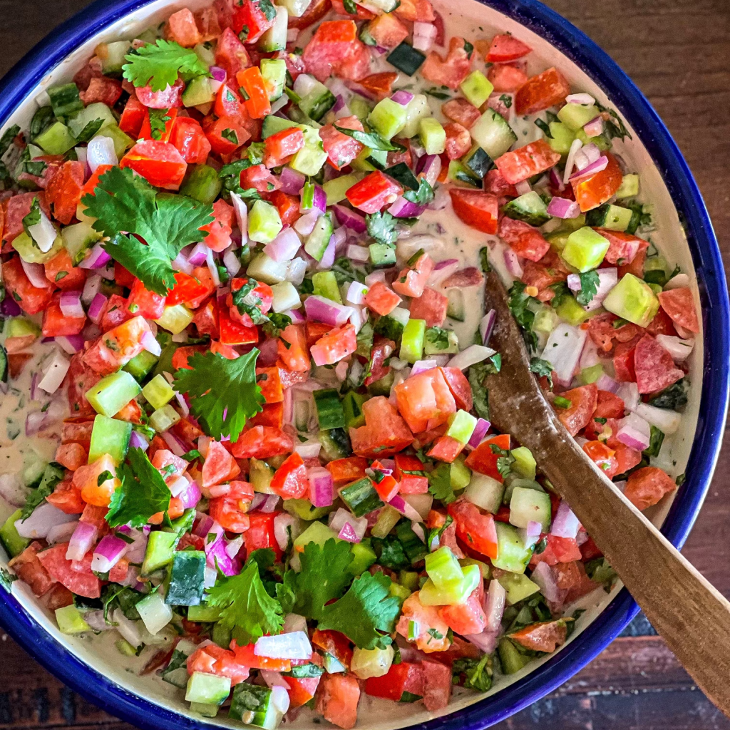 Palestinian Tahini Salad
