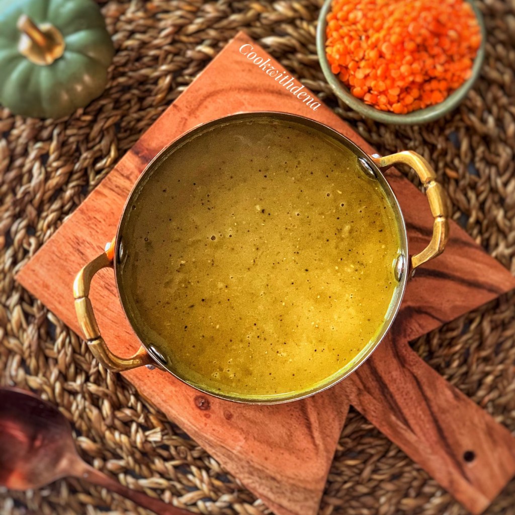 Pumpkin Adas (Lentil)&nbsp;Soup