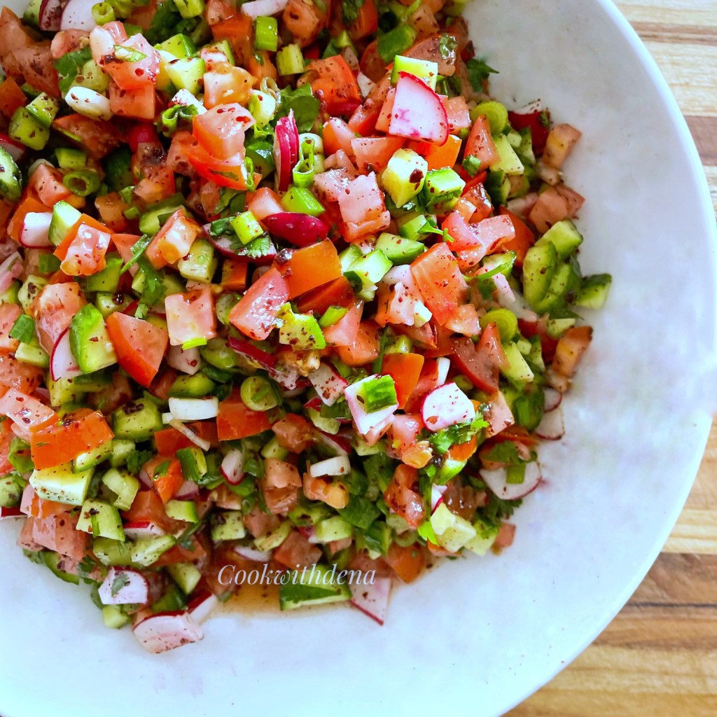 Palestinian Chopped Salad